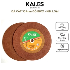 Đá Cắt Đỏ 355*3*25.4mm - Cắt Inox Sắt Kim Loại | KALES