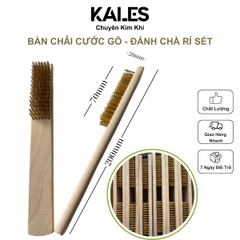 Bàn Chải Cước - Cán Gỗ Nhỏ - Đánh Chà Rỉ Sét Vết Bẩn Dơ | KALES