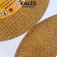 Đá Cắt Vàng 107*1.2*16mm Chất Lượng Cao - Cắt Inox Kim Loại | KALES