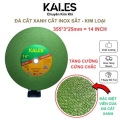 Đá Cắt Xanh 355*3*25.4mm Chất Lượng Cao - Phiên Bản Mới Cứng Chắc | KALES