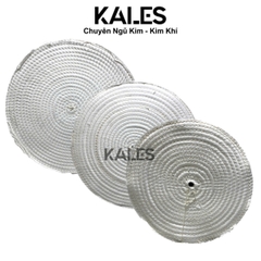 Bánh Vải Trắng Đánh Bóng Inox Lư Đồng Kim Loại I Kales