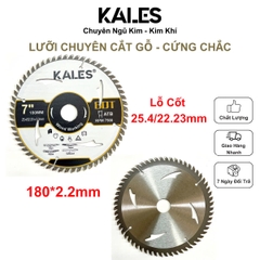 Lưỡi Chuyên Cắt Gỗ Cứng Chắc 60T - 180*2.2mm | KALES