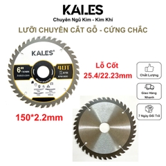 Lưỡi Chuyên Cắt Gỗ Cứng Chắc 40T - 150*2.2mm | KALES