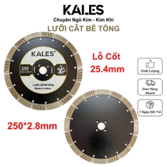 Lưỡi Chuyên Cắt Bê Tông 250*25.4*2.8mm | Kales