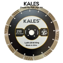 Lưỡi Chuyên Cắt Bê Tông 250*25.4*2.8mm | Kales