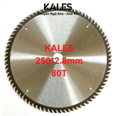 Lưỡi Chuyên Cắt Gỗ Cứng Chắc 80T - 250*2.8mm | KALES