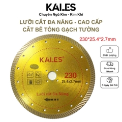 Lưỡi Cắt Đa Năng 230*2.7mm Cao Cấp - Cắt Gạch Bê Tông Nhựa Kim Loại Mỏng | KALES