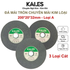 Đá Mài Tròn Chuyên Mài Kim Loại Độ Cứng A - 200*20*32mm | KALES
