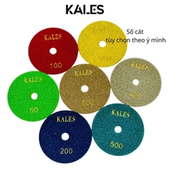 1 Hộp 10 Đĩa Mài Đá Hoa Cương Gạch Bê Tông Số Cát Tùy Chọn 100mm | KALES