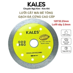 Lưỡi Cắt Mài Bê Tông - Gạch Đá Cứng Cao Cấp 114mm & 125mm | KALES