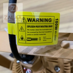 Đèn led Highbay nhà xưởng UFO chống cháy nổ 100w mã ZHB100SMD-CCN ZALAA