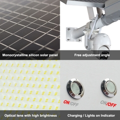 Đèn Đường Năng Lượng Mặt Trời Tích Hợp Camera An Ninh 4G WiFi ZALAA ZL-BDX-CCTV