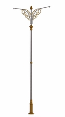 Đèn đường cao cấp kiểu mã sản phẩm ZODER037 Mai chiếu thủy lắp cột cao 8-12m