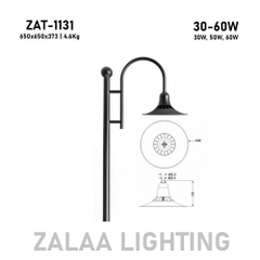 Đầu Cột Đèn Chiếu Sáng Công Viên, Khu Đô Thị Mới ZAT-1131 30-65W H3-6M ZALAA