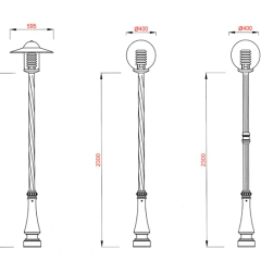 Khung Móng M10x190x190x4 ZALAA Cho Cột Đèn LED