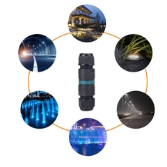 Cầu Đấu Nối Dây Điện Đèn LED Ngoài Trời đầu siết cáp M20 lõi 3pin Chống nước, Ngoài trời IP68 - Linh kiện đèn led Zalaa