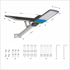 Đèn Đường Năng Lượng Mặt Trời ZALAA ZL-HWX Chuyên Dụng Bền Bỉ - Giải Pháp Chiếu Sáng Thông Minh