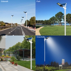 Đèn Đường Năng Lượng Mặt Trời ZALAA ZL-YSD Cánh Tay Kép MPPT Chống Nước IP65