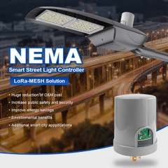 Bộ Điều Khiển Đèn Đường NEMA 7-Pin LoRa/4G ZALAA | Giải Pháp Chiếu Sáng Thông Minh Cho Smart City