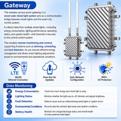 Bộ Điều Khiển Đèn Đường Thông Minh ZHAGA Tích Hợp Lora-Mesh ZALAA
