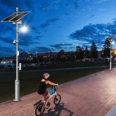 Cột Đèn Đường Thông Minh ZALAA ZL-POLE14 Tích Hợp Năng Lượng Mặt Trời & IoT Smart City