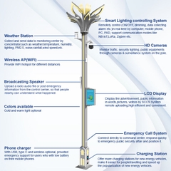 Cột Đèn Đường Thông Minh ZALAA ZL-POLE19 Tích Hợp Đa Năng Tiêu Chuẩn IP65