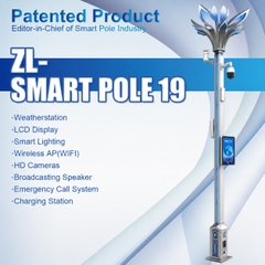 Cột Đèn Đường Thông Minh ZALAA ZL-POLE19 Tích Hợp Đa Năng Tiêu Chuẩn IP65