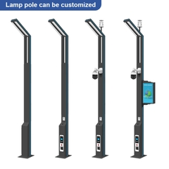 Cột Đèn Đường Thông Minh ZALAA ZL-SMARTPOLE17 Tích Hợp Camera, Wifi & LCD