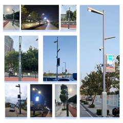 Cột Đèn Đường Thông Minh ZALAA (Smart Pole) – Giải Pháp Tích Hợp Camera, Trạm Sạc & Màn Hình LED Kỷ Nguyên Mới