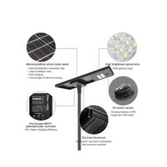 Đèn Đường Năng Lượng Mặt Trời Tích Hợp ZALAA ZL-HDC02 Thông Minh