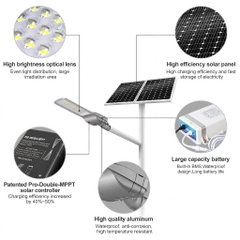 Đèn Đường Năng Lượng Mặt Trời Tách Rời ZL-BDX Cao Cấp | ZALAA Smart Lighting