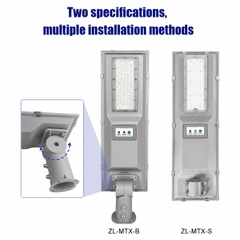 Đèn Đường Năng Lượng Mặt Trời Liền Thể ZALAA ZL-MTX-B Cao Cấp Tích Hợp Cảm Biến Thông Minh