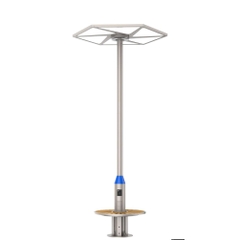 Cột Đèn Đường Thông Minh ZALAA SMART POLE-09 Tích Hợp Mạng 4G, Camera & Trạm Sạc