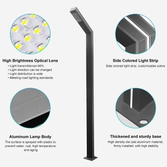 Cột Đèn Cảnh Quan Năng Lượng Mặt Trời Thông Minh ZALAA ZL-002C1 – Giải Pháp Chiếu Sáng Đô Thị Xanh