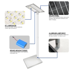 Đèn Sân Vườn Năng Lượng Mặt Trời Thông Minh ZALAA ZL-BWHT (175lm/W, IP65)