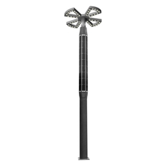 Đèn Sân Vườn Năng Lượng Mặt Trời Thông Minh ZALAA ZL-SGL128-1 Hình Cánh Hoa Cao Cấp