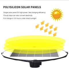 Đèn Sân Vườn Năng Lượng Mặt Trời UFO ZALAA ZL-FD-5 Siêu Sáng Cao Cấp