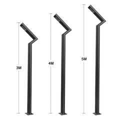 Cột Đèn Năng Lượng Mặt Trời Sân Vườn Thông Minh ZALAA ZL-GSL001C1