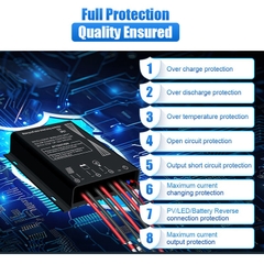 Bộ Điều Khiển Sạc Năng Lượng Mặt Trời MPPT Thông Minh ZALAA ZL-PDM-TMAX-2.0 (IP67),