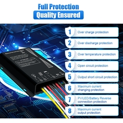 Bộ Điều Khiển Sạc Năng Lượng Mặt Trời MPPT ZALAA ZL-PRO-MPPT(IoT)20A Thông Minh IP67