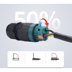 Cầu Đấu Nối Dây Điện Đèn LED Ngoài Trời đầu siết cáp M20 lõi 3pin Chống nước, Ngoài trời IP68 - Linh kiện đèn led Zalaa