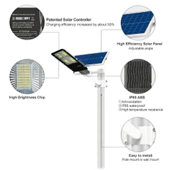 Đèn Đường Năng Lượng Mặt Trời ZALAA ZL-YSD Cánh Tay Kép MPPT Chống Nước IP65