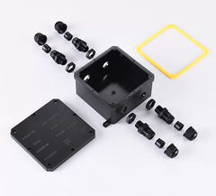 Hộp Nối Điện Deenlai FSH716-A - Chia nhiều cổng từ 2 đến 12 ngả, Chống nước, Ngoài trời IP68 - Linh kiện đèn led Zalaa