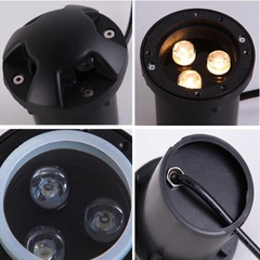 Đèn LED Âm Đất 4 Hướng ZAD-4H Dẫn Đường Đi Trang Trí Cảnh Quan Ngoài Trời