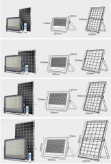 Đèn Pha Năng Lượng Mặt Trời ZALAA ZL-SFL03 Công Nghệ Cảm Biến MPPT (100W-300W)