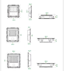 Đèn Pha Năng Lượng Mặt Trời ZALAA Sân Vận Động Chống Nước IP67 (100W-300W)