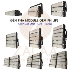 Đèn LED Pha Module SMD Chiếu Sáng Sân Thể Thao Pickleball Công suất từ 50W- 1000W