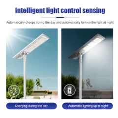 Đèn Đường Năng Lượng Mặt Trời Tích Hợp ZALAA ZL-QBD-CL Cao Cấp Dành Cho Dự Án