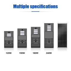 Đèn Đường Năng Lượng Mặt Trời ZALAA ZL-HDC4 (120W-240W) | Giải Pháp Chiếu Sáng Thông Minh Cao Cấp