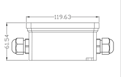 Hộp Nối Điện Deenlai FSH716-A - Chia nhiều cổng từ 2 đến 12 ngả, Chống nước, Ngoài trời IP68 - Linh kiện đèn led Zalaa